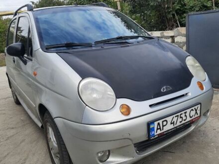 Серый Дэу Матиз, объемом двигателя 1 л и пробегом 201 тыс. км за 1200 $, фото 1 на Automoto.ua