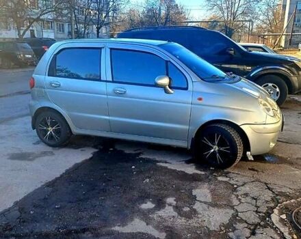 Серый Дэу Матиз, объемом двигателя 0.8 л и пробегом 53 тыс. км за 3400 $, фото 1 на Automoto.ua