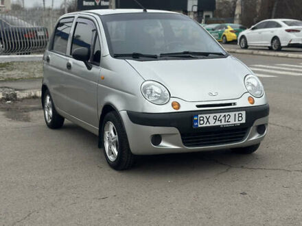 Серый Дэу Матиз, объемом двигателя 0.8 л и пробегом 214 тыс. км за 1850 $, фото 1 на Automoto.ua