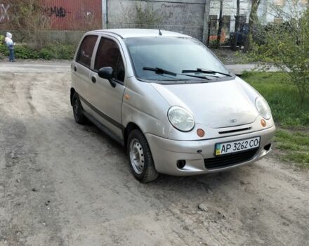 Серый Дэу Матиз, объемом двигателя 1 л и пробегом 150 тыс. км за 1500 $, фото 1 на Automoto.ua