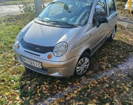 Сірий Деу Матіз, об'ємом двигуна 0.8 л та пробігом 185 тис. км за 3000 $, фото 1 на Automoto.ua