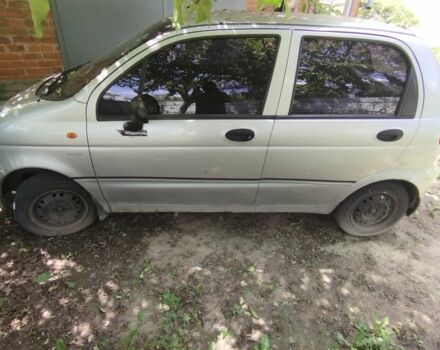 Серый Дэу Матиз, объемом двигателя 0.8 л и пробегом 100 тыс. км за 2000 $, фото 1 на Automoto.ua