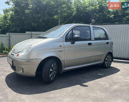 Серый Дэу Матиз, объемом двигателя 1 л и пробегом 65 тыс. км за 2400 $, фото 1 на Automoto.ua