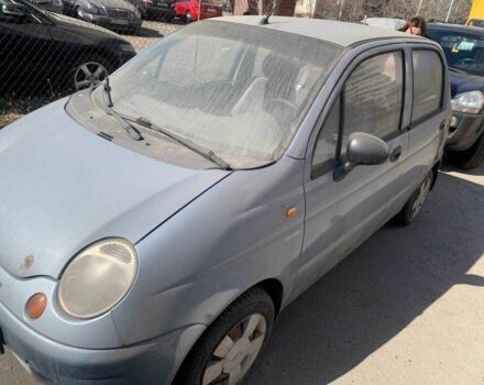 Серый Дэу Матиз, объемом двигателя 0.8 л и пробегом 175 тыс. км за 1600 $, фото 1 на Automoto.ua
