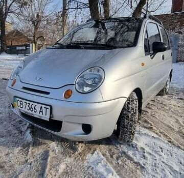 Серый Дэу Матиз, объемом двигателя 0.8 л и пробегом 80 тыс. км за 3000 $, фото 1 на Automoto.ua
