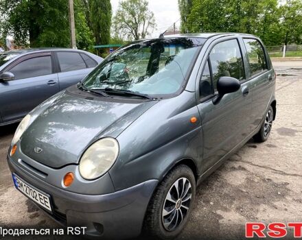 Серый Дэу Матиз, объемом двигателя 0.8 л и пробегом 163 тыс. км за 2500 $, фото 1 на Automoto.ua