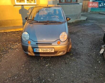 Серый Дэу Матиз, объемом двигателя 0.8 л и пробегом 58 тыс. км за 3444 $, фото 1 на Automoto.ua