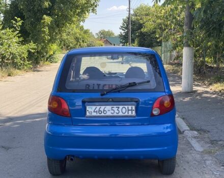 Синий Дэу Матиз, объемом двигателя 0.8 л и пробегом 123 тыс. км за 1350 $, фото 4 на Automoto.ua
