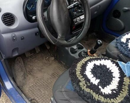 Синий Дэу Матиз, объемом двигателя 0.8 л и пробегом 202 тыс. км за 1800 $, фото 2 на Automoto.ua