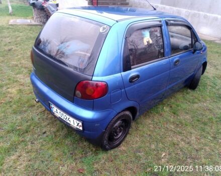 Синий Дэу Матиз, объемом двигателя 0.8 л и пробегом 211 тыс. км за 1900 $, фото 1 на Automoto.ua
