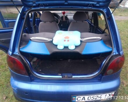 Синий Дэу Матиз, объемом двигателя 0.8 л и пробегом 211 тыс. км за 1900 $, фото 6 на Automoto.ua