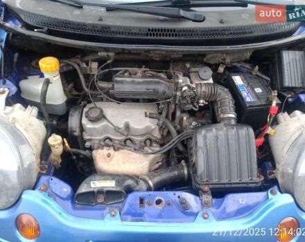 Синий Дэу Матиз, объемом двигателя 0.8 л и пробегом 211 тыс. км за 1900 $, фото 11 на Automoto.ua