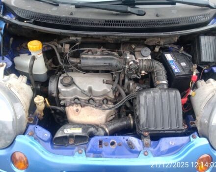 Синий Дэу Матиз, объемом двигателя 0.8 л и пробегом 211 тыс. км за 1900 $, фото 5 на Automoto.ua