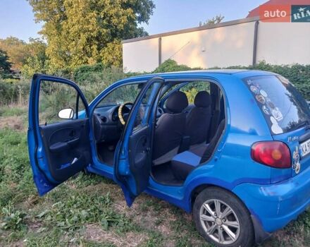 Синий Дэу Матиз, объемом двигателя 0.8 л и пробегом 140 тыс. км за 2300 $, фото 1 на Automoto.ua