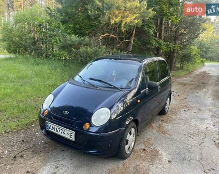Синий Дэу Матиз, объемом двигателя 0.8 л и пробегом 130 тыс. км за 3000 $, фото 4 на Automoto.ua