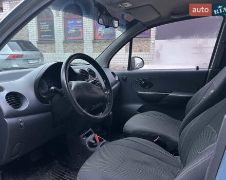 Синий Дэу Матиз, объемом двигателя 0.8 л и пробегом 133 тыс. км за 3300 $, фото 10 на Automoto.ua