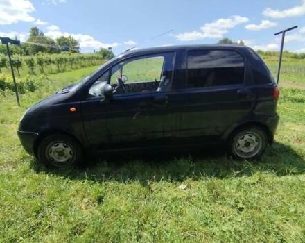 Синий Дэу Матиз, объемом двигателя 0.8 л и пробегом 140 тыс. км за 2500 $, фото 4 на Automoto.ua