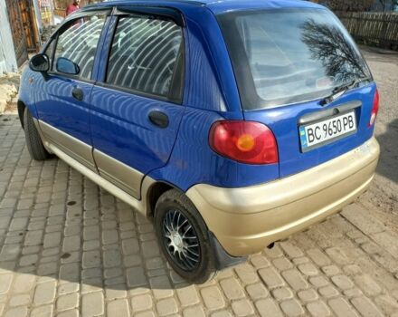 Синий Дэу Матиз, объемом двигателя 1 л и пробегом 170 тыс. км за 1500 $, фото 2 на Automoto.ua