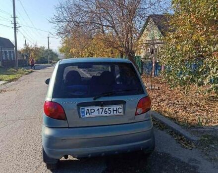 Синий Дэу Матиз, объемом двигателя 0.8 л и пробегом 180 тыс. км за 2700 $, фото 2 на Automoto.ua