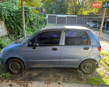 Синий Дэу Матиз, объемом двигателя 0.8 л и пробегом 98 тыс. км за 2500 $, фото 2 на Automoto.ua