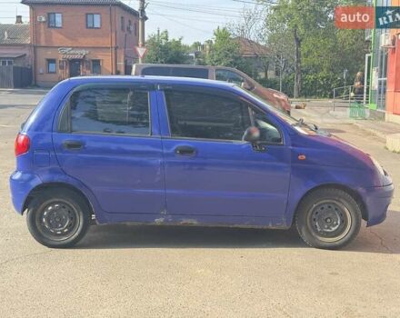 Синій Деу Матіз, об'ємом двигуна 0.8 л та пробігом 103 тис. км за 1750 $, фото 4 на Automoto.ua