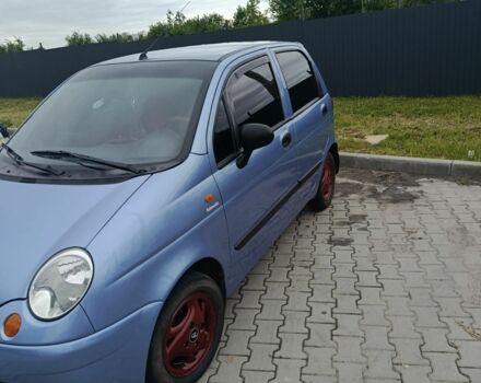 Синий Дэу Матиз, объемом двигателя 0.8 л и пробегом 167 тыс. км за 2000 $, фото 1 на Automoto.ua