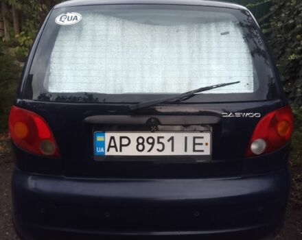 Синий Дэу Матиз, объемом двигателя 0.8 л и пробегом 143 тыс. км за 1781 $, фото 3 на Automoto.ua