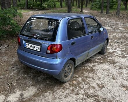 Синий Дэу Матиз, объемом двигателя 0.8 л и пробегом 2 тыс. км за 800 $, фото 2 на Automoto.ua