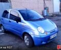 Синий Дэу Матиз, объемом двигателя 0.8 л и пробегом 250 тыс. км за 1550 $, фото 2 на Automoto.ua