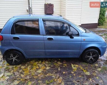 Синій Деу Матіз, об'ємом двигуна 0.8 л та пробігом 137 тис. км за 2100 $, фото 1 на Automoto.ua