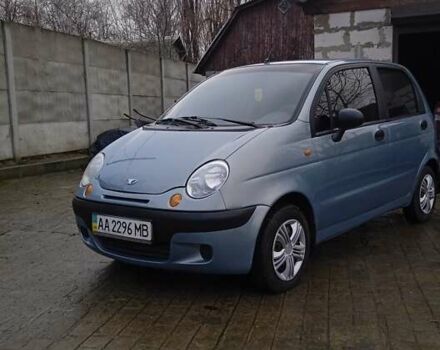 Синий Дэу Матиз, объемом двигателя 0.8 л и пробегом 120 тыс. км за 2200 $, фото 1 на Automoto.ua