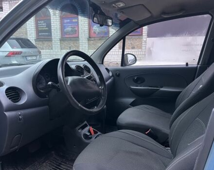 Синий Дэу Матиз, объемом двигателя 0.8 л и пробегом 133 тыс. км за 3300 $, фото 10 на Automoto.ua