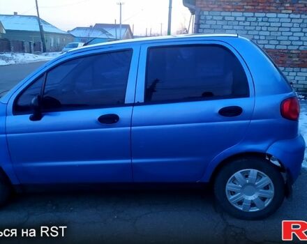 Синий Дэу Матиз, объемом двигателя 0.8 л и пробегом 250 тыс. км за 1550 $, фото 7 на Automoto.ua