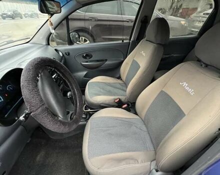 Синий Дэу Матиз, объемом двигателя 0.8 л и пробегом 174 тыс. км за 2300 $, фото 7 на Automoto.ua