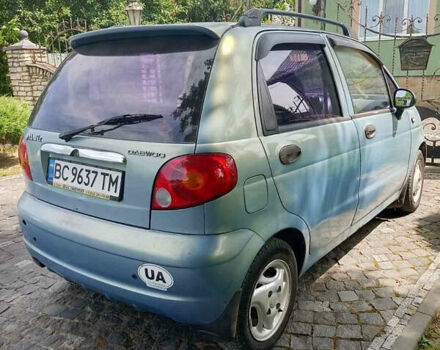 Синий Дэу Матиз, объемом двигателя 0.8 л и пробегом 93 тыс. км за 1450 $, фото 1 на Automoto.ua