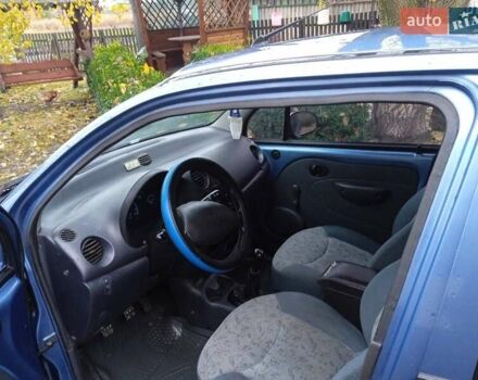 Синій Деу Матіз, об'ємом двигуна 0.8 л та пробігом 137 тис. км за 2100 $, фото 4 на Automoto.ua