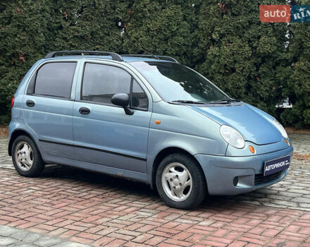 Синий Дэу Матиз, объемом двигателя 0.8 л и пробегом 133 тыс. км за 3300 $, фото 1 на Automoto.ua