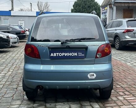 Синий Дэу Матиз, объемом двигателя 0.8 л и пробегом 133 тыс. км за 3300 $, фото 4 на Automoto.ua