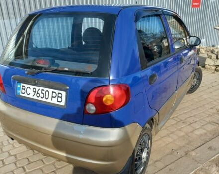 Синий Дэу Матиз, объемом двигателя 1 л и пробегом 170 тыс. км за 1500 $, фото 3 на Automoto.ua