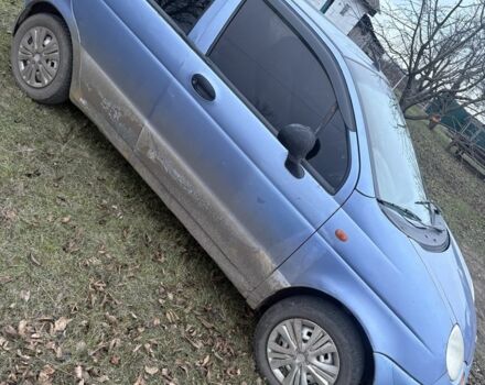 Синий Дэу Матиз, объемом двигателя 0.8 л и пробегом 1000 тыс. км за 1200 $, фото 3 на Automoto.ua