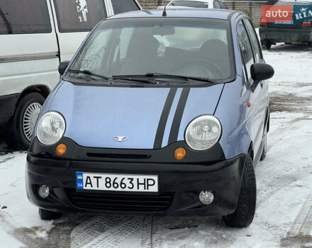 Синий Дэу Матиз, объемом двигателя 1 л и пробегом 145 тыс. км за 1700 $, фото 3 на Automoto.ua