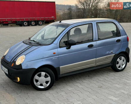 Синий Дэу Матиз, объемом двигателя 1 л и пробегом 144 тыс. км за 1600 $, фото 3 на Automoto.ua