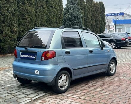 Синий Дэу Матиз, объемом двигателя 0.8 л и пробегом 133 тыс. км за 3300 $, фото 3 на Automoto.ua