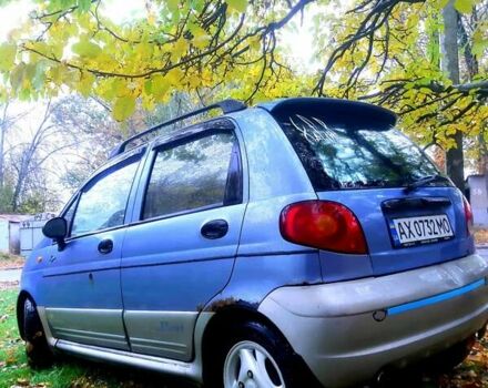 Синий Дэу Матиз, объемом двигателя 1 л и пробегом 251 тыс. км за 1999 $, фото 3 на Automoto.ua