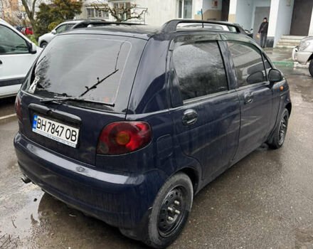 Синий Дэу Матиз, объемом двигателя 0.8 л и пробегом 77 тыс. км за 2500 $, фото 3 на Automoto.ua