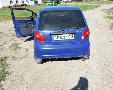 Синий Дэу Матиз, объемом двигателя 0.8 л и пробегом 100 тыс. км за 1900 $, фото 6 на Automoto.ua