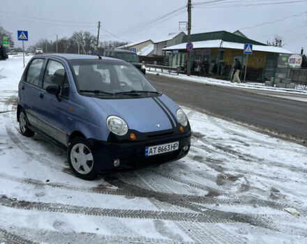 Синий Дэу Матиз, объемом двигателя 1 л и пробегом 145 тыс. км за 1700 $, фото 4 на Automoto.ua