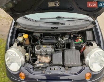 Синий Дэу Матиз, объемом двигателя 0.8 л и пробегом 186 тыс. км за 2700 $, фото 5 на Automoto.ua