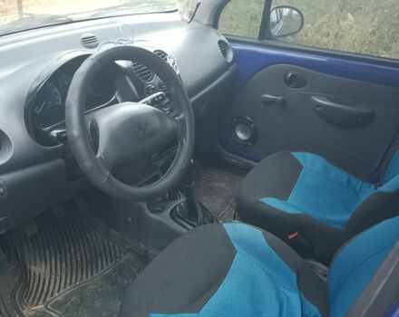 Синий Дэу Матиз, объемом двигателя 0.8 л и пробегом 190 тыс. км за 1500 $, фото 1 на Automoto.ua