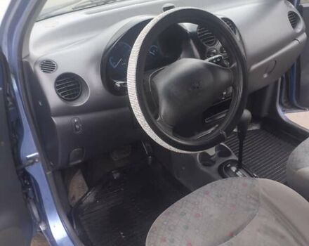 Синий Дэу Матиз, объемом двигателя 0.8 л и пробегом 167 тыс. км за 2650 $, фото 9 на Automoto.ua